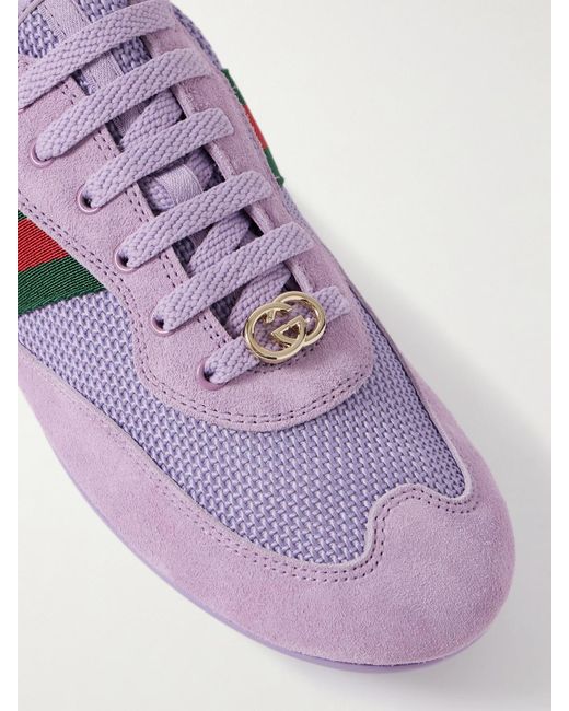 Gucci Purple Shift Damensneaker, Größe