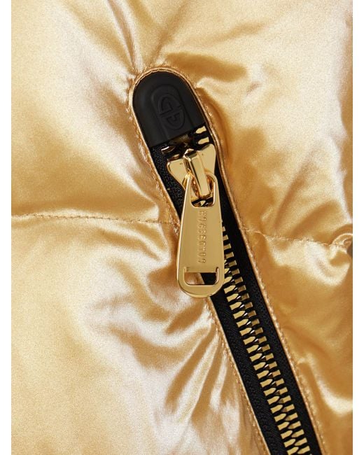 Goldbergh Bombardino Hooded Quilted Metallic Down Ski Jacket