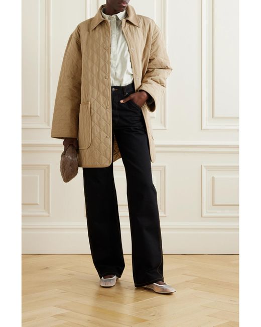Totême  Natural Quilted Barn Jacket