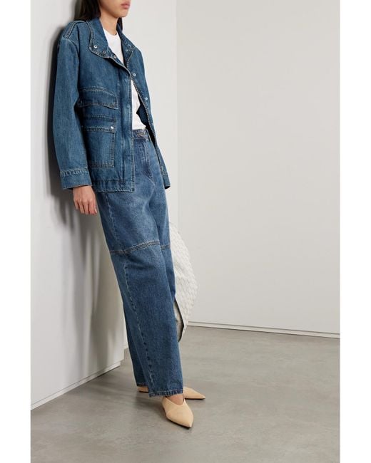 Co. Blue Denim Bomber Jacket