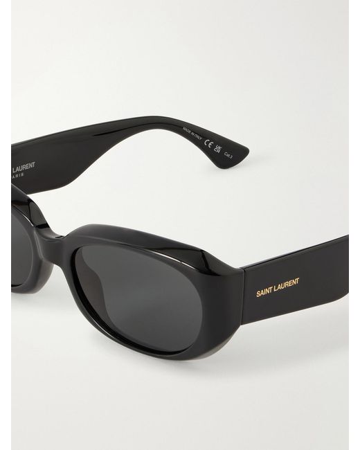 Saint Laurent Black Sl 868 Squared-Frame Acetate Sunglasses