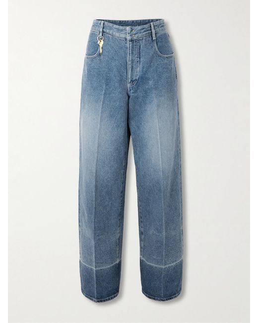 Carven Blue Boyfriend Selvedge Jeans