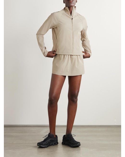 On Shoes Natural Fka Twigs Jacke Aus Recyceltem Shell Mit Verzierung