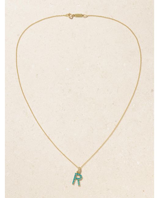 Jennifer Meyer Natural Initial 18-Karat Diamond Necklace