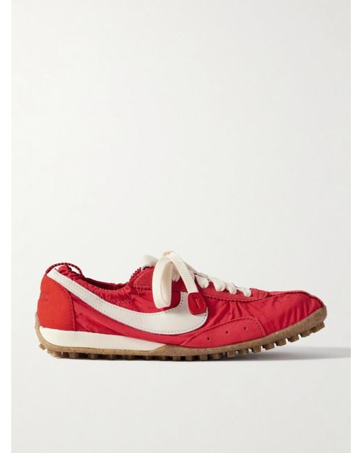 nike red suede sneakers