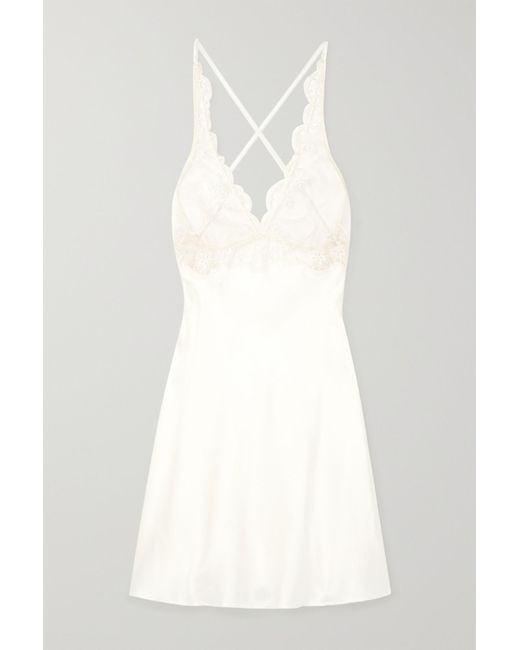 Chemise blanche satin new arrivals