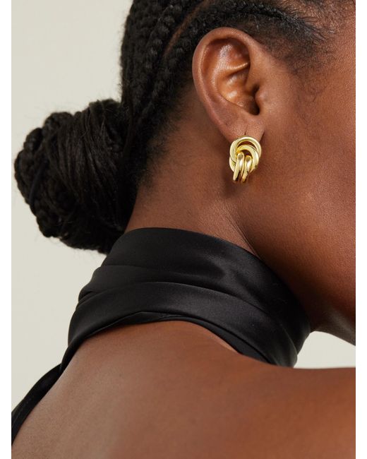 LIE STUDIO Metallic The Vera Vermeil Earrings