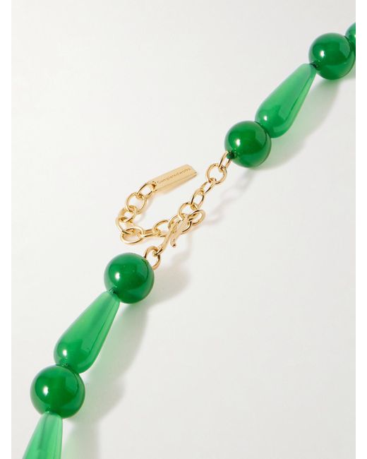 Completedworks Green The Depths Of Time Recycled Vermeil Chalcedony Necklace