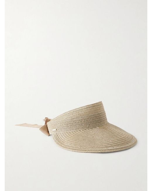 Eugenia Kim Natural Ricky Hemp And Cotton-Blend Visor