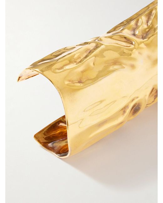 Khaite Metallic Textured-Plated Cuff
