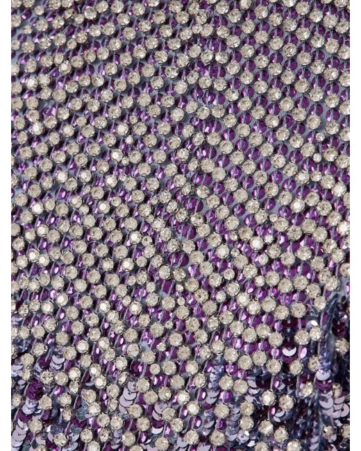 Robe Du Soir En Tulle À Ornements Jourdain Jenny Packham en coloris Purple