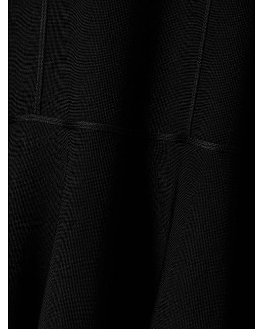 Zimmermann Black Midikleid Aus Strick Mit Volant