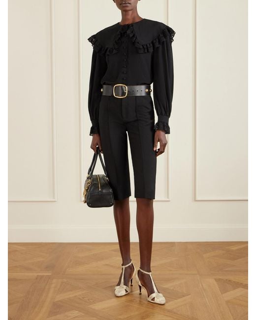 Chloé Natural Cleia 70 Snake-Effect Leather Pumps