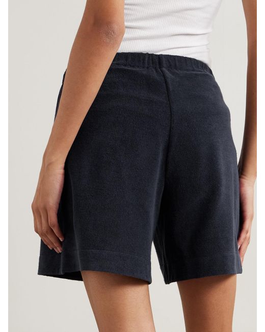 Eres Blue Sauna Cotton-Terry Shorts