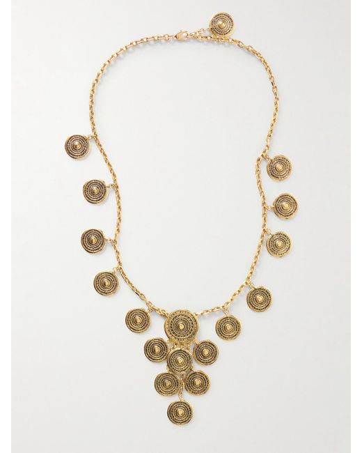 Saint Laurent Natural Tone Necklace