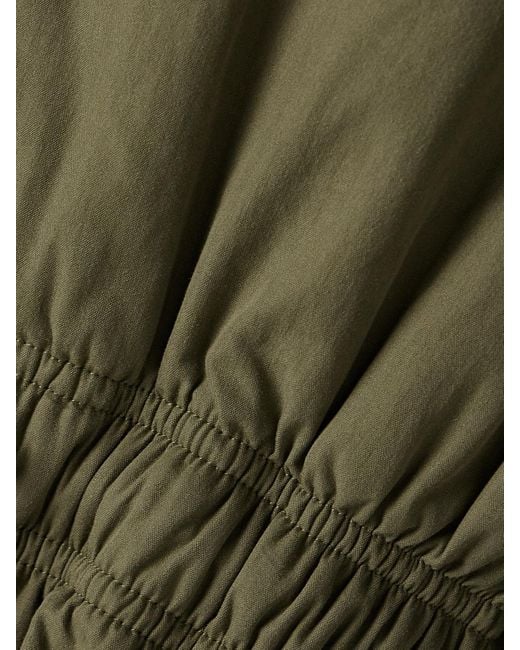 Isabel Marant Green Dastyni Wattierte Jacke Aus Einer Baumwollmischung