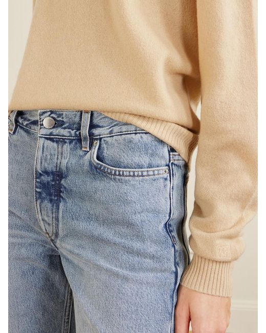 Totême Blue Kick Organic Flared Jeans