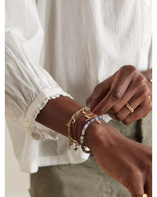 Sydney Evan Natural Fringe 14-Karat Bracelet