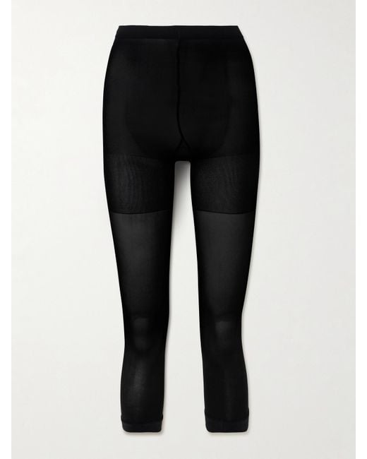 Skims Black Hosiery Shaping Capri Tights