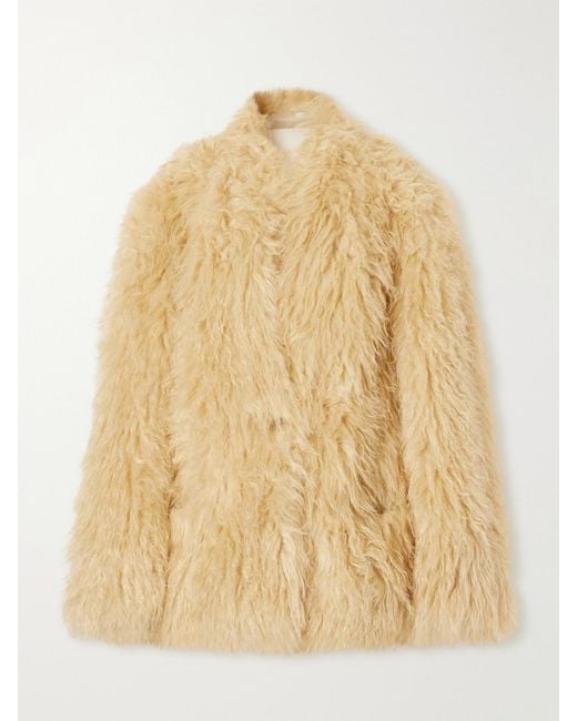 Isabel Marant Natural Mylae Shearling Jacket