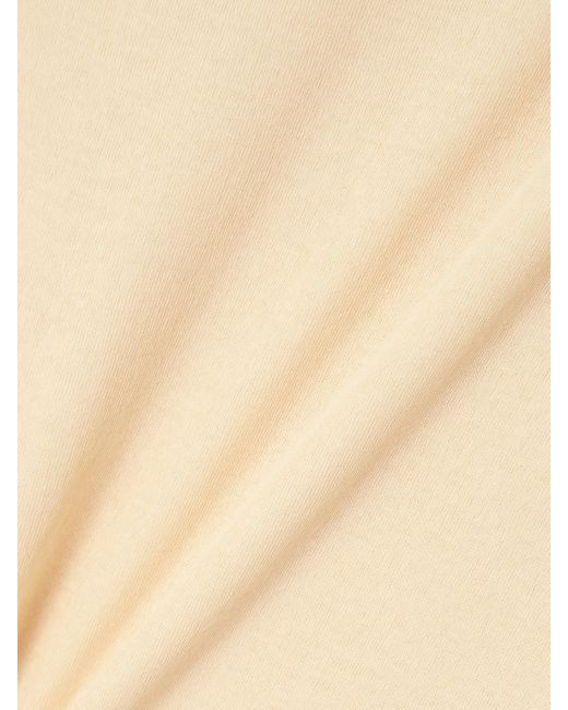 Jil Sander Natural Midirock Aus Baumwoll-Crêpe