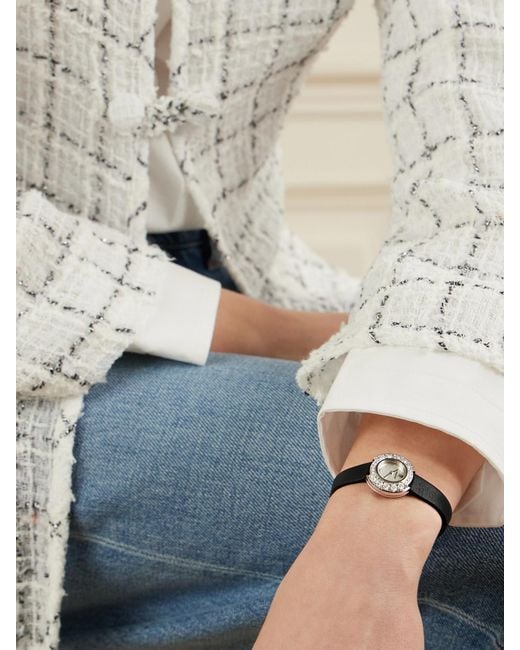 Stephanie Windsor White Audemars Piguet Vintage 2000 C Mini 18-Karat, Diamond And Mother-Of-Pearl Watch, Ref. 67366Bc (6.5' Wrist)
