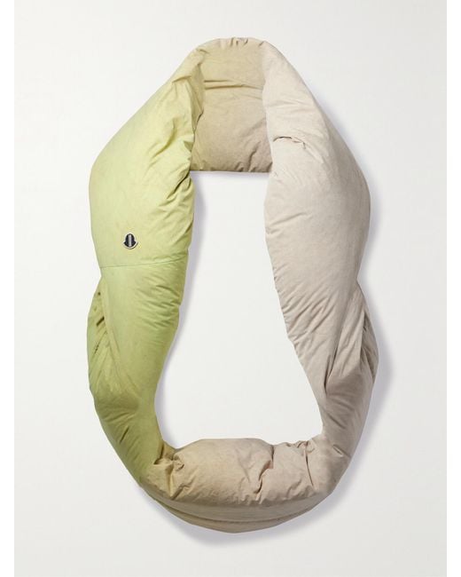 Rick Owens White Ombré Shell Down Jacket