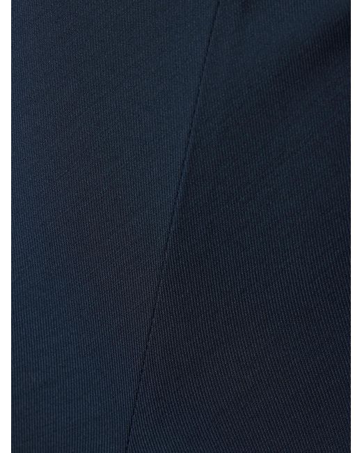 Kallmeyer Blue Adira Twill Wide-Leg Pants
