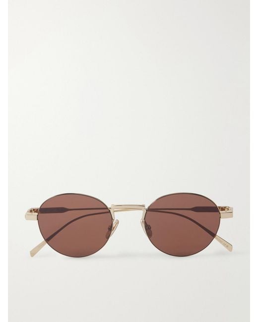 Céline Pink Oro Round-Frame-Tone Sunglasses