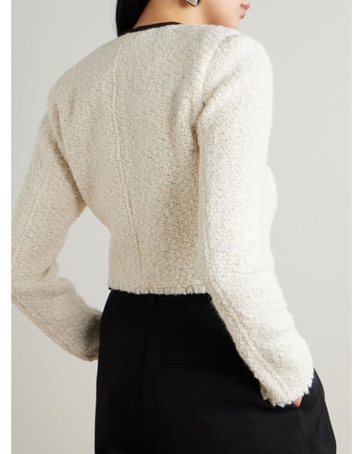 Isabel Marant Natural Gradilia Fleece Jacket