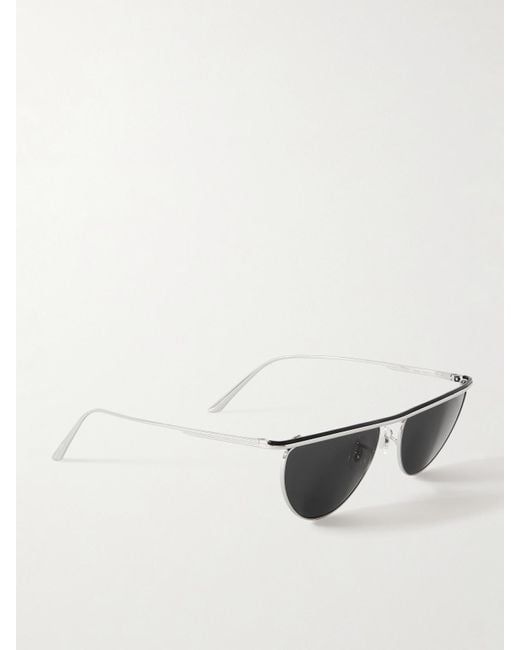 Oliver Peoples Metallic Khaite 1984C Cat-Eye-Tone Sunglasses