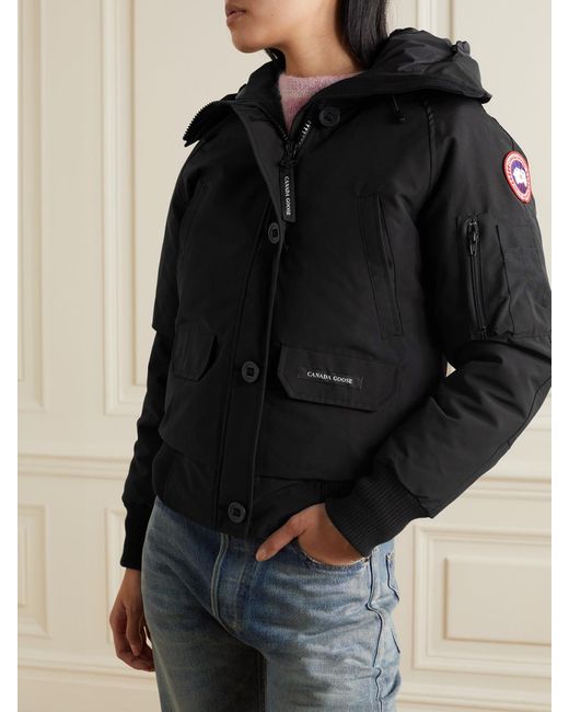 Canada Goose Black Chilliwack Bomber Jacket