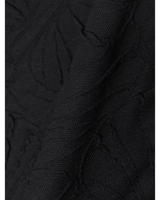 Loulou de Saison Black Hephaistos Stretch-Cloqué Bikini Briefs