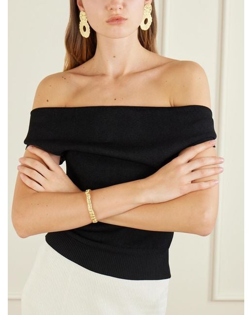 YSSO Metallic Louiza-Plated Cuff