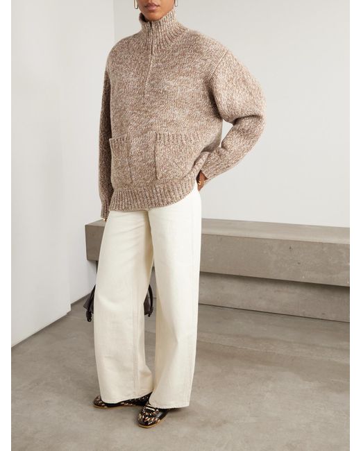 LeKasha Natural Nevada Cashmere Sweater