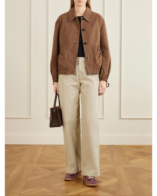 Deiji Studios Brown Organic-Cotton Jacket