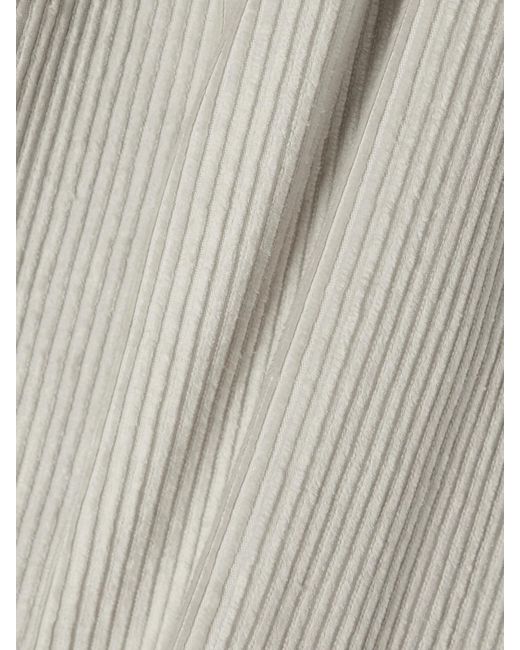 Brunello Cucinelli Natural Double-Breasted Linen, Cotton And Lyocell-Blend Corduroy Blazer