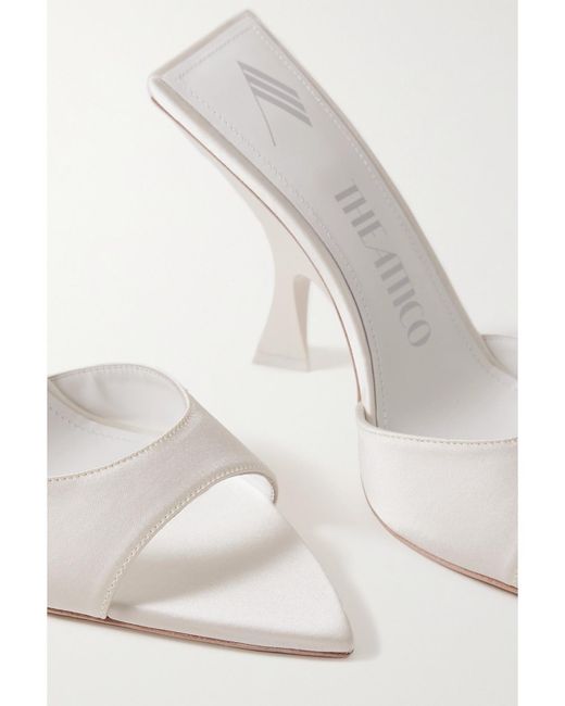 The Attico Natural Ester Leather Mules