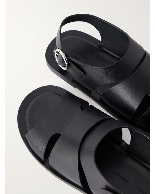 Proenza Schouler White Capri Fisherman Suede Sandals