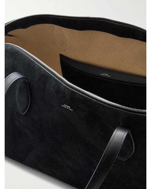 Totême  Black Day Suede Tote