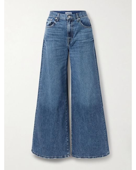 Twp Blue Tall Tiny Dancer High-Rise Wide-Leg Jeans