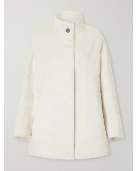 Joseph Natural Melda Alpaca And Wool-Blend Coat