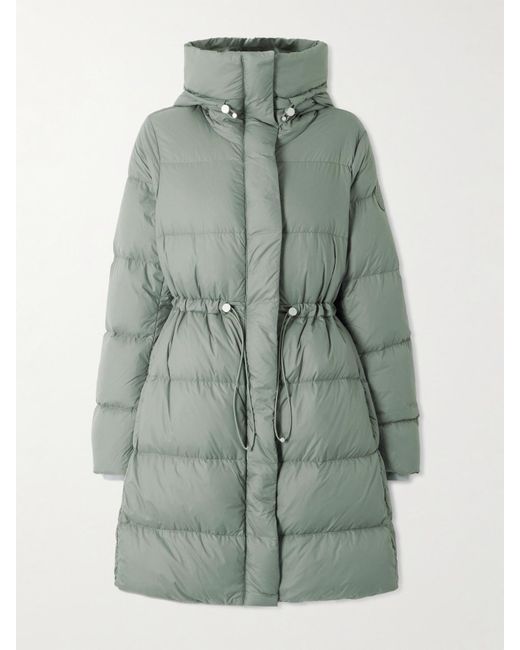 Canada Goose Green Montgomery Hooded Quilted Shell Down Coat