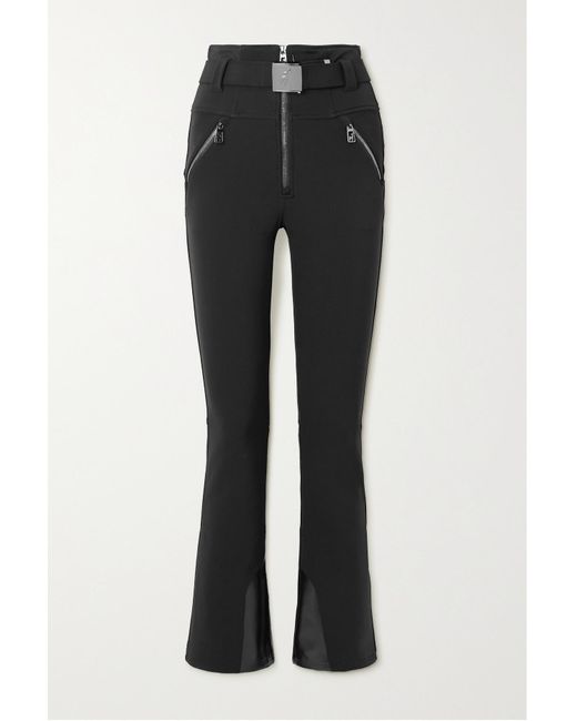 Toni Sailer Olivia Belted Sllim-leg Ski Pants in Black | Lyst