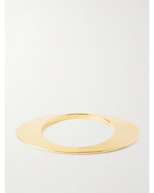 Saint Laurent Natural Blade-Tone Bracelet