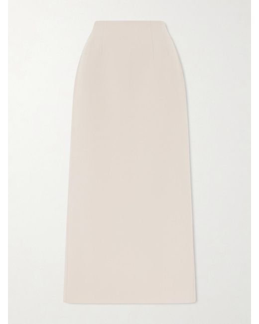 Wardrobe NYC Natural Wool Maxi Skirt