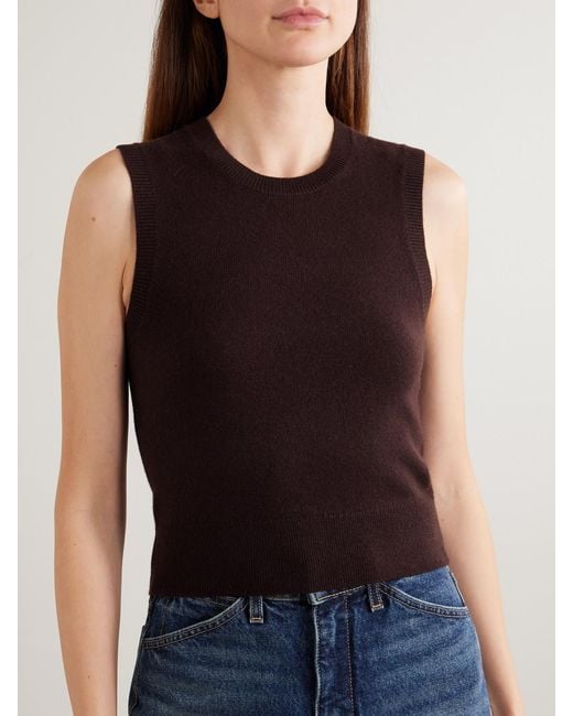 Nili Lotan Black May Cashmere Tank