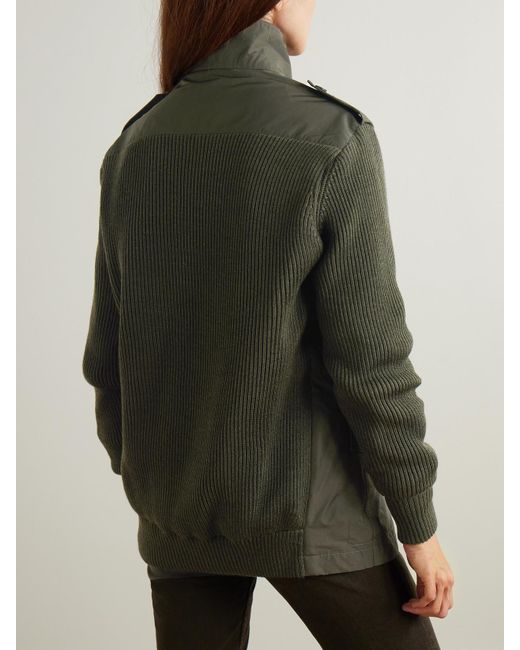 James Purdey & Sons Green Chillingham Jacke Aus Shell Mit Einsätzen Aus Wolle