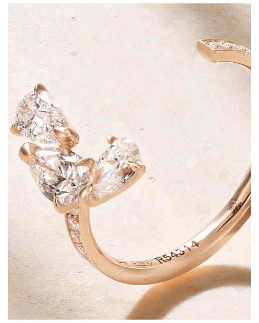 Repossi Natural Serti Sur Vide 18-Karat Diamond Ring