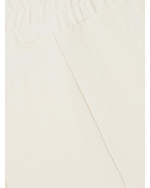 J.W. Anderson White Tech-Jersey Flared Track Pants
